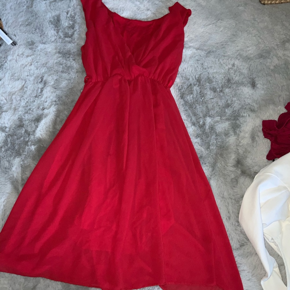 Red dress